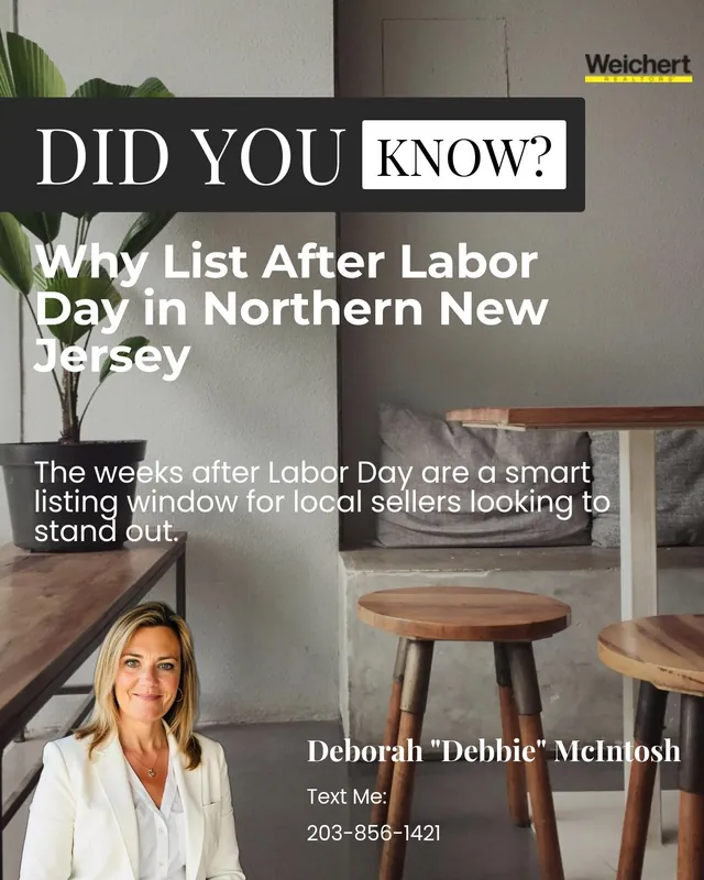 A recent social media post from Debbie McIntosh of Weichert, Realtors